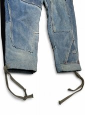 画像3: Greg Lauren MIXED DENIM TUX LOUNGE PANT (3)