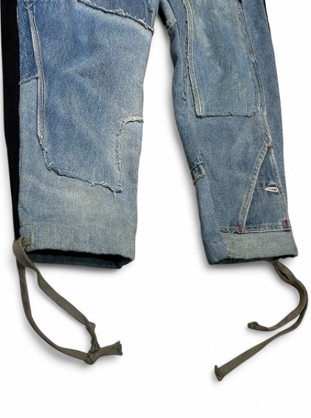 画像3: Greg Lauren MIXED DENIM TUX LOUNGE PANT (3)