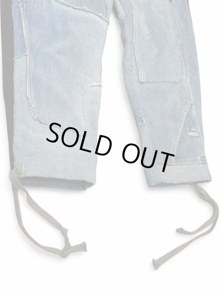 画像3: Greg Lauren MIXED DENIM TUX LOUNGE PANT (3)