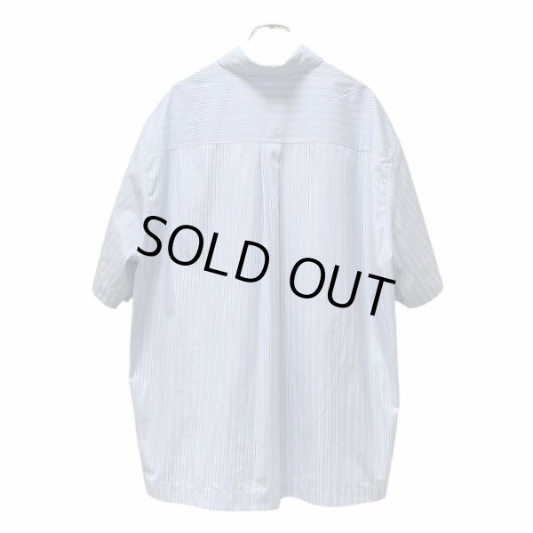 画像2: PLAN C STRIPED POPELINE S/S SHIRT (2)