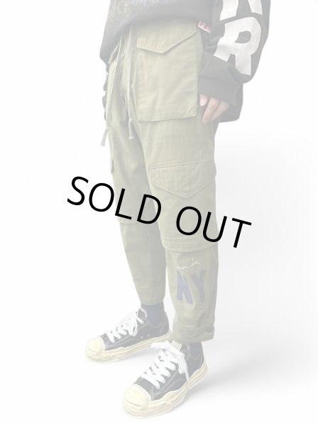 画像7: Greg Lauren CARGO CROPPED LOUNGE PANT (7)