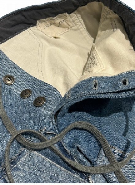 画像4: Greg Lauren MIXED DENIM TUX LOUNGE PANT (4)