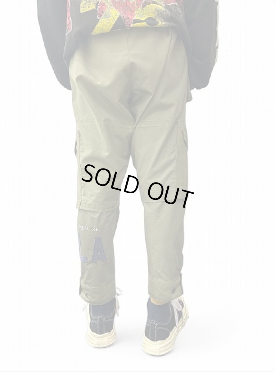 画像8: Greg Lauren CARGO CROPPED LOUNGE PANT (8)