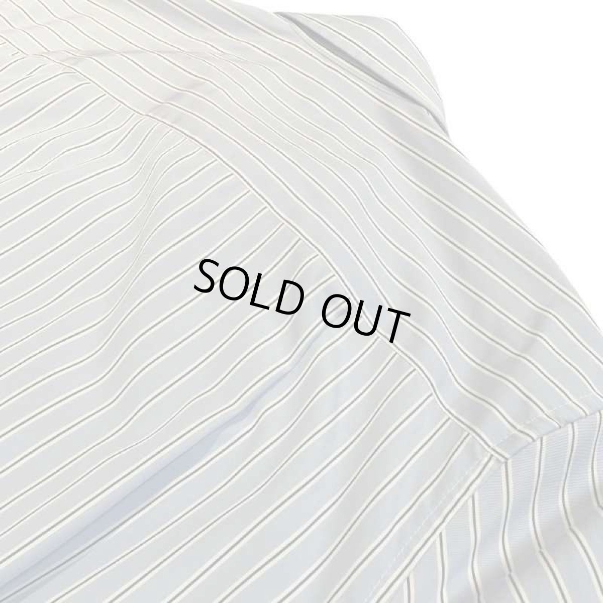 画像7: PLAN C STRIPED POPELINE L/S SHIRT (7)