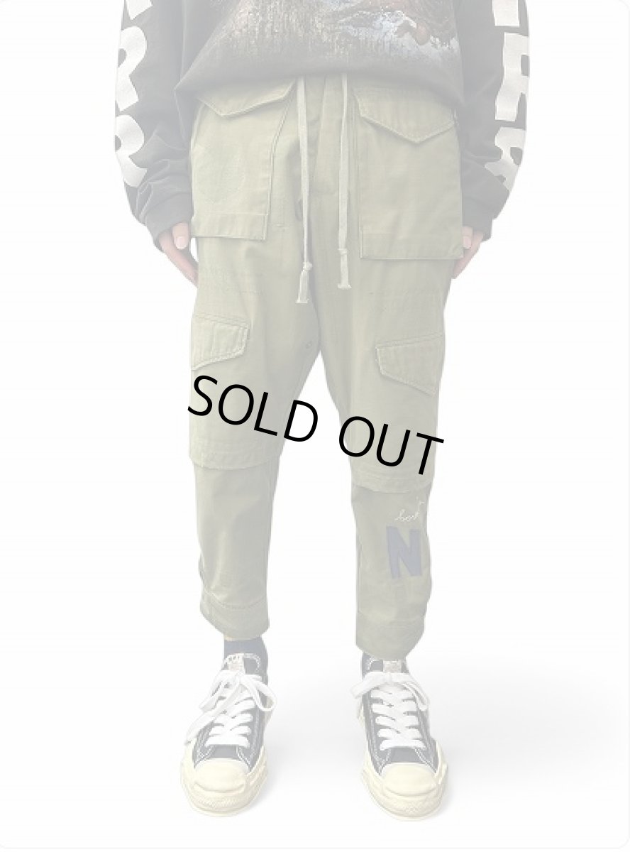 画像6: Greg Lauren CARGO CROPPED LOUNGE PANT (6)