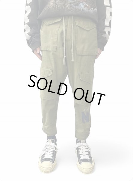 画像6: Greg Lauren CARGO CROPPED LOUNGE PANT (6)