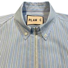 画像3: PLAN C STRIPED POPELINE L/S SHIRT (3)