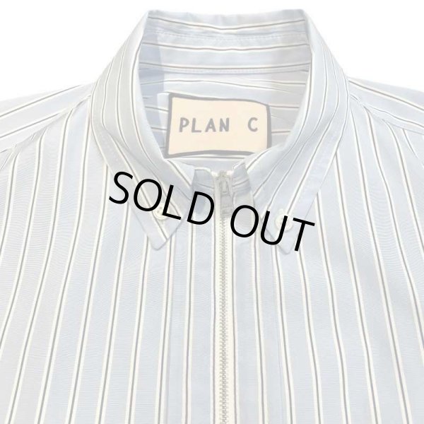 画像3: PLAN C STRIPED POPELINE L/S SHIRT (3)