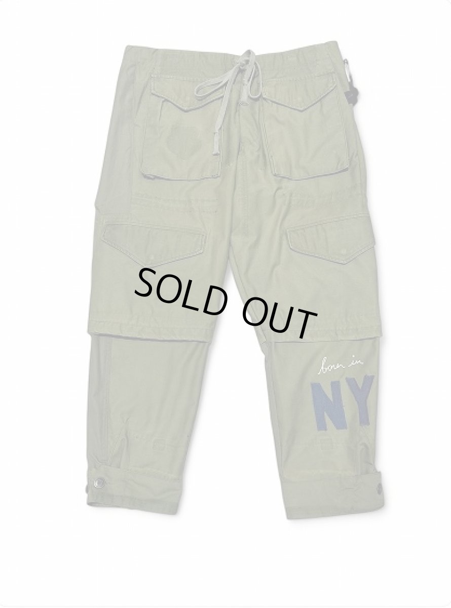 画像1: Greg Lauren CARGO CROPPED LOUNGE PANT (1)