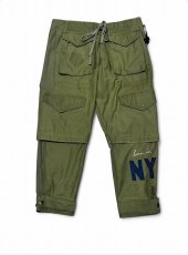 画像1: Greg Lauren CARGO CROPPED LOUNGE PANT (1)