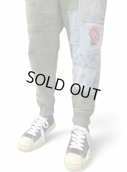 画像6: Greg Lauren PATCHWORK LOUNGE PANT (6)