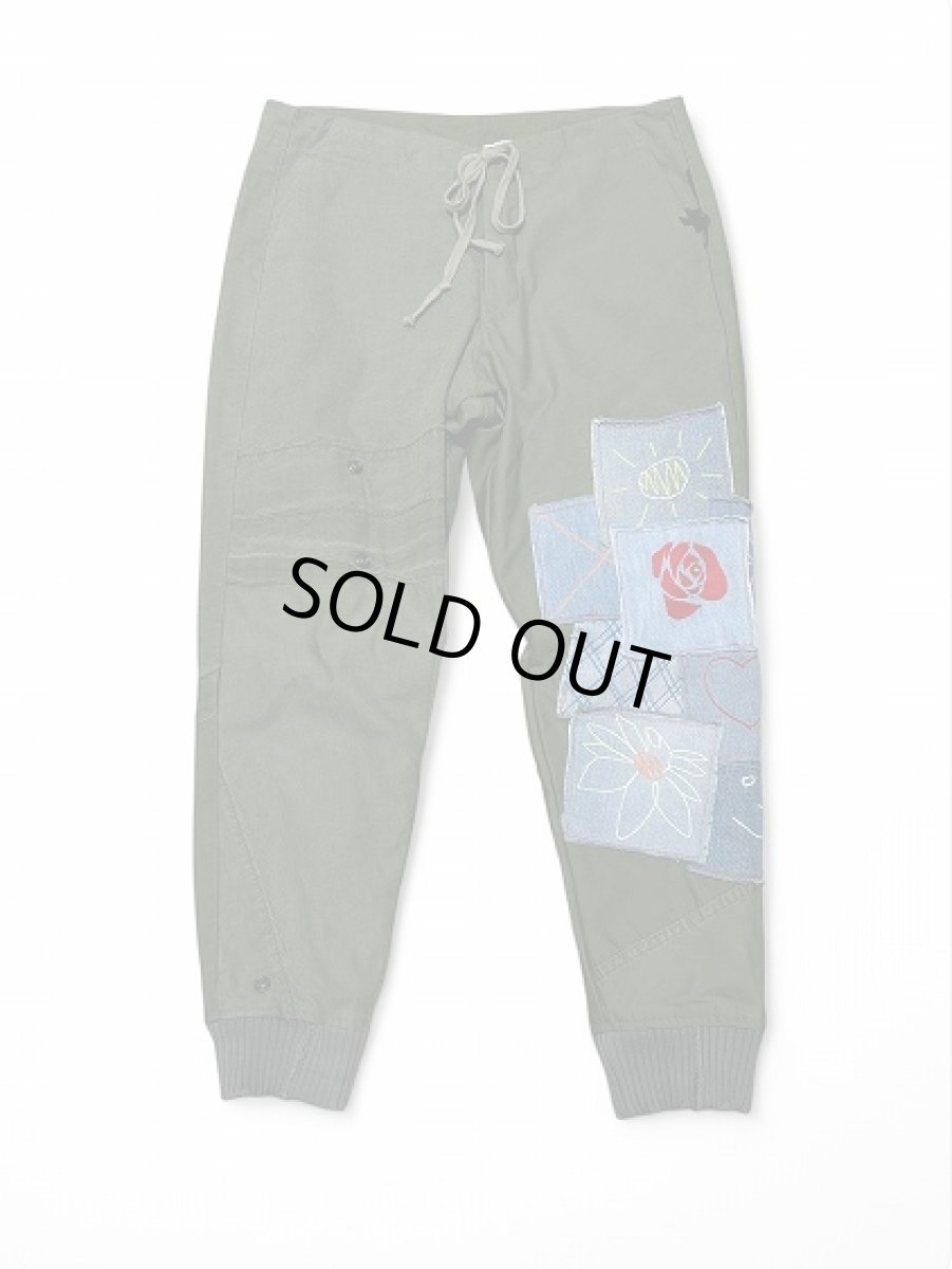 画像1: Greg Lauren PATCHWORK LOUNGE PANT (1)