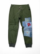 画像1: Greg Lauren PATCHWORK LOUNGE PANT (1)