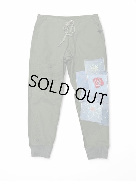 画像1: Greg Lauren PATCHWORK LOUNGE PANT (1)