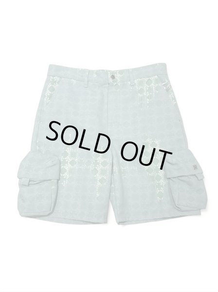 画像1: AMIRI アミリ MA QUAD BLEACHED CARGO SHORT (1)
