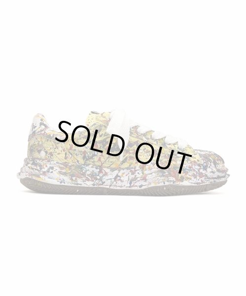 画像1: maison MIHARA YASUHIRO "BLAKEY" OG Sole Sputtering Paint Canvas Low-top Sneaker (1)