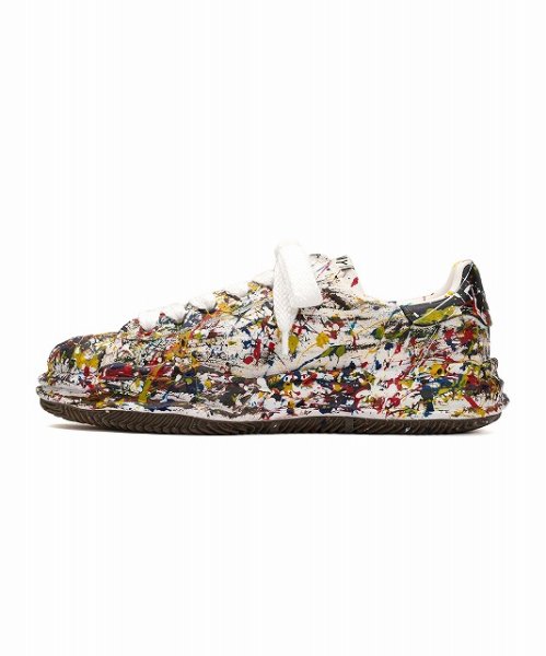 画像3: maison MIHARA YASUHIRO "BLAKEY" OG Sole Sputtering Paint Canvas Low-top Sneaker (3)