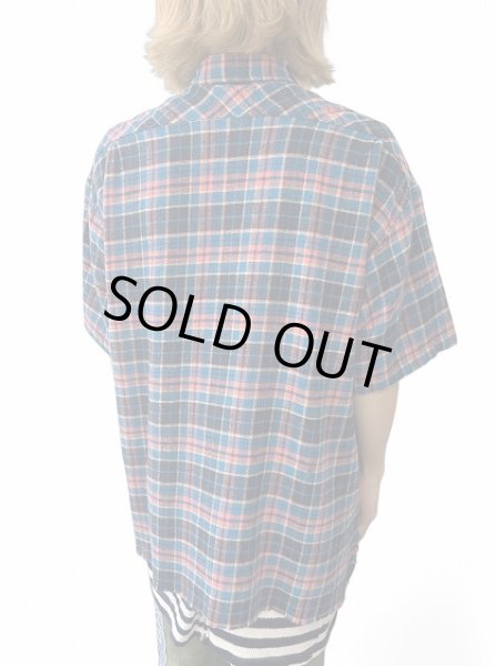 画像6: Greg Lauren Multicolor Boxy Plaid Shirt (6)