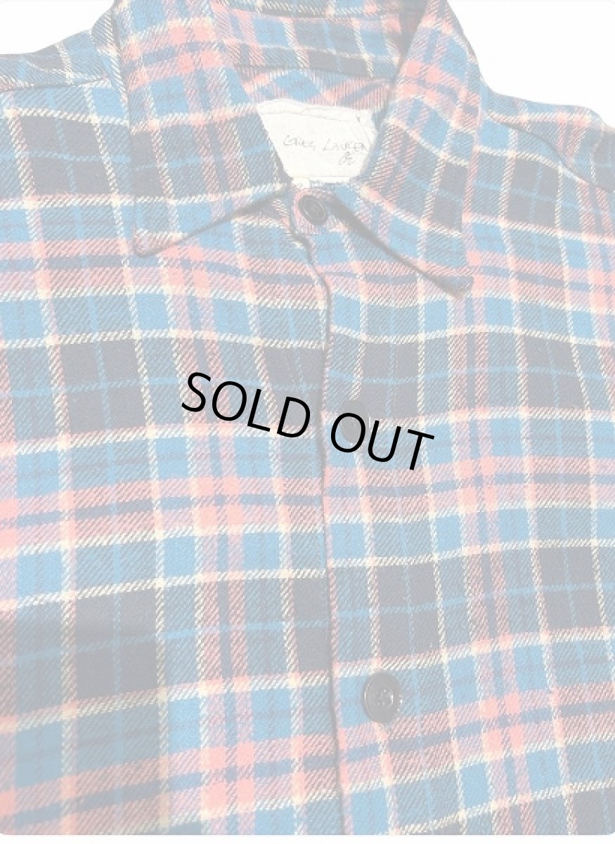 画像2: Greg Lauren Multicolor Boxy Plaid Shirt (2)