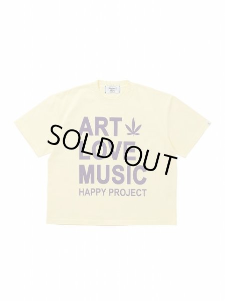 画像1: 【Perfect ribs×A LOVE MOVEMENT】"ART LOVE MUSIC"Basic Short Sleeve T Shirts (1)