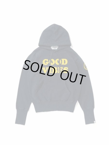 画像1: 【Perfect ribs×A LOVE MOVEMENT】"GOOD VIBES" Basic Hoodie (1)