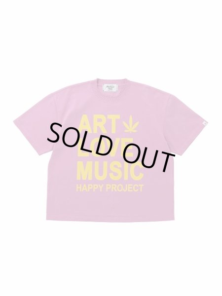 画像1: 【Perfect ribs×A LOVE MOVEMENT】"ART LOVE MUSIC"Basic Short Sleeve T Shirts (1)