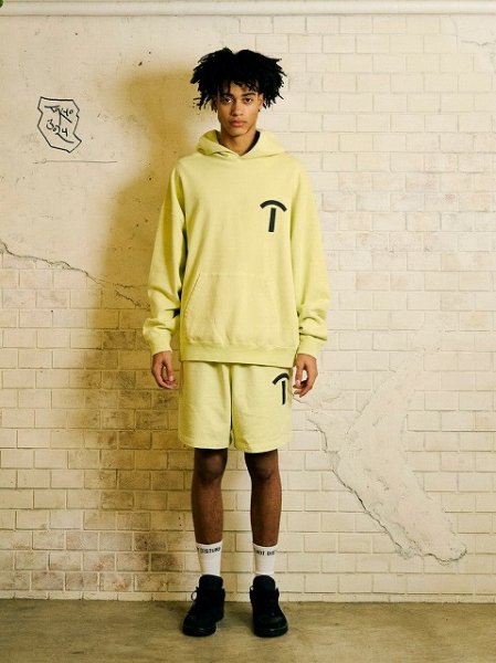 画像3: TAIN DOUBLE PUSH タインダブルプッシュ ARCH T SWEAT SHORTS (3)