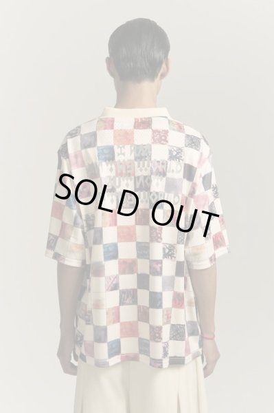 画像3: CHECKER BOARD SPORTS TOP MULTI COLOR (3)