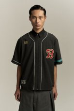 画像1: BEAN BASEBALL SHIRT AIRFORCE BLUE (1)