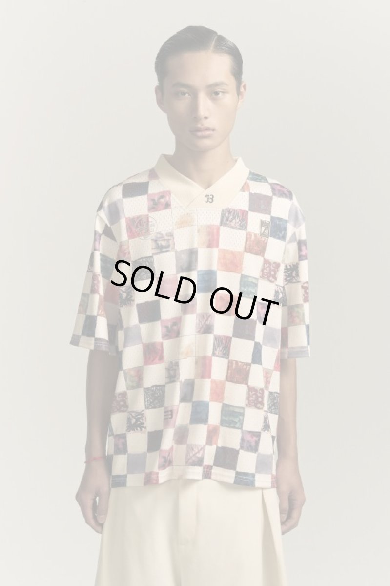 画像1: CHECKER BOARD SPORTS TOP MULTI COLOR (1)