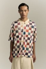 画像1: CHECKER BOARD SPORTS TOP MULTI COLOR (1)