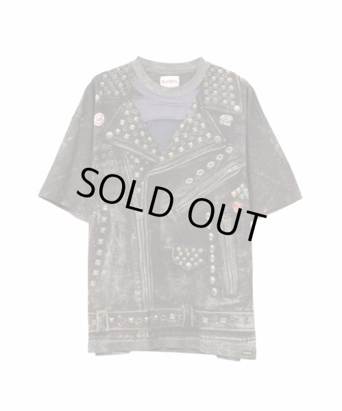 画像1: KAMIYA  Trompe L’oeil Print T-shirt (1)