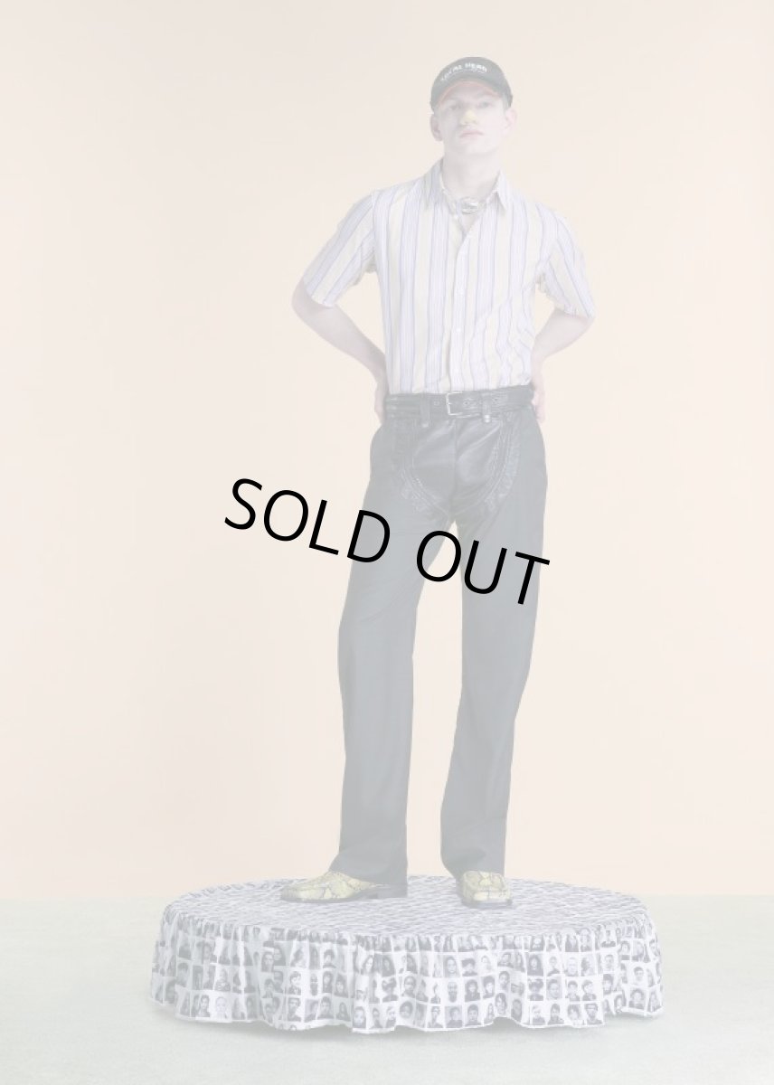 画像5: MARTINE ROSE　S/S CASUAL SHIRT in YELLOW-BLUE (5)
