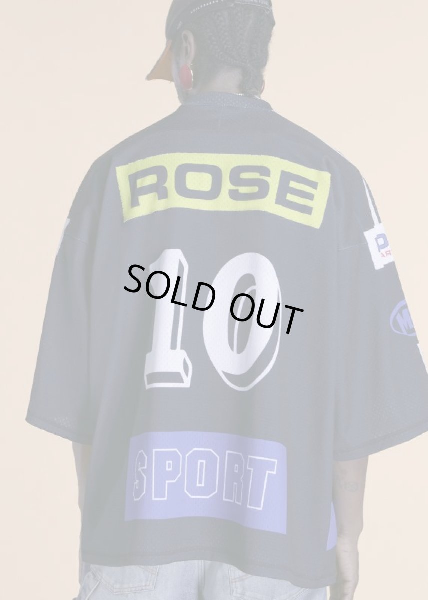 画像4: MARTINE ROSE　OVERSIZED FOOTBALL TOP in BLACK (4)
