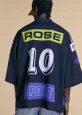画像4: MARTINE ROSE　OVERSIZED FOOTBALL TOP in BLACK (4)