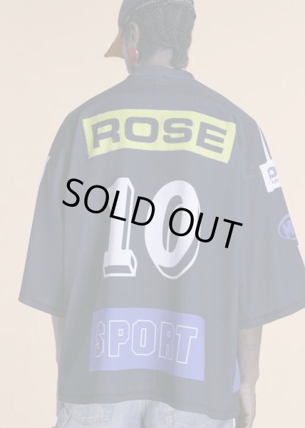 画像4: MARTINE ROSE OVERSIZED FOOTBALL TOP in BLACK (4)