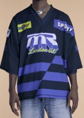 画像3: MARTINE ROSE　OVERSIZED FOOTBALL TOP in BLACK (3)