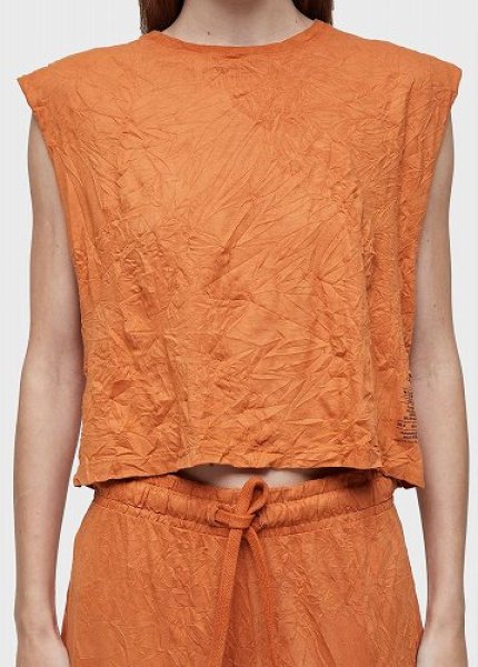 画像3: OSKLEN オスクレン シワ加工ノースリーブカットソー (3)