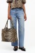 画像4: GANNI  ガニー  Large Leopard Print Canvas Tote Bag (4)