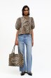 画像3: GANNI  ガニー  Large Leopard Print Canvas Tote Bag (3)