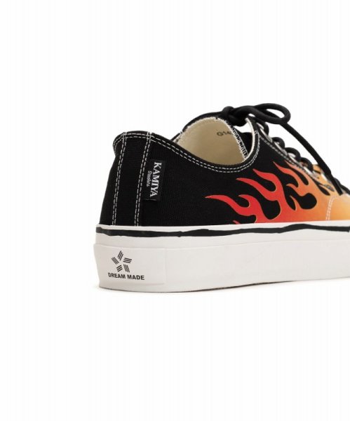 画像7: KAMIYA　 "Joey"Fire Pattern Vulcanized Sneaker (7)