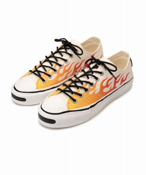 画像9: KAMIYA　 "Joey"Fire Pattern Vulcanized Sneaker (9)