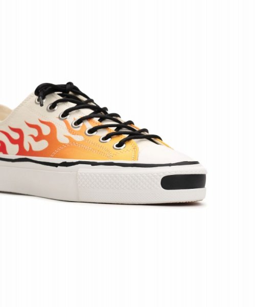 画像5: KAMIYA　 "Joey"Fire Pattern Vulcanized Sneaker (5)