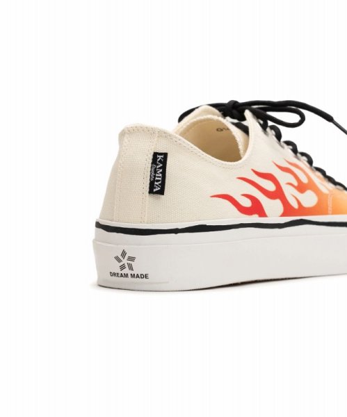 画像7: KAMIYA　 "Joey"Fire Pattern Vulcanized Sneaker (7)