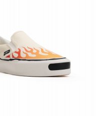 画像5: KAMIYA　 "Cornell"Fire Pattern Vulcanized Slip on Sneaker (5)