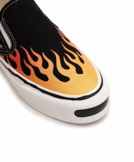 画像6: KAMIYA　 "Cornell"Fire Pattern Vulcanized Slip on Sneaker (6)