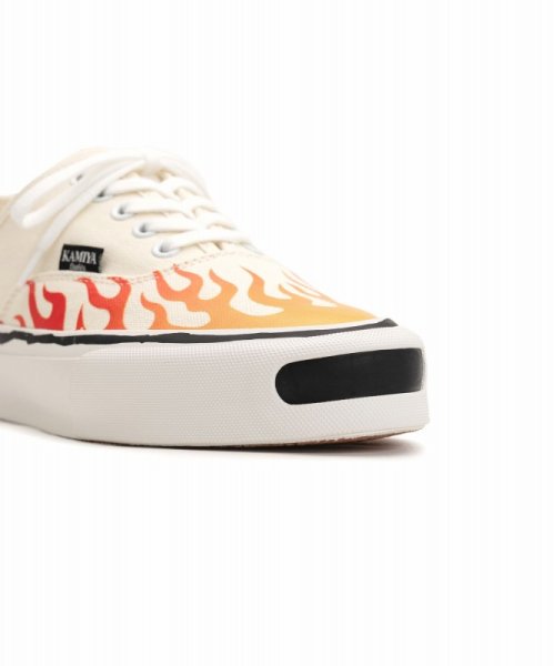 画像5: KAMIYA　 "Herc"Fire Pattern Vulcanized Sneaker (5)
