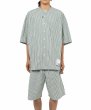 画像3: maison MIHARA YASUHIRO Stripe OX Band Collar Short Sleeve Shirt (3)