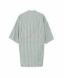 画像2: maison MIHARA YASUHIRO Stripe OX Band Collar Short Sleeve Shirt (2)