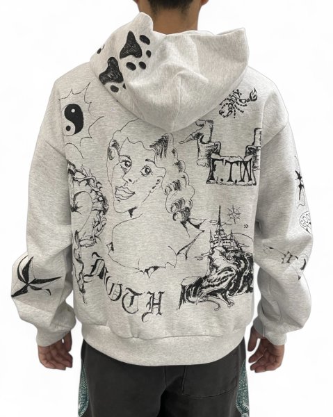 画像9: BASKET CASE GALLERY  Zipup Hoodie  (9)